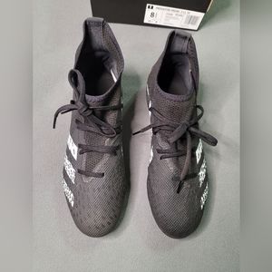 Adidas Predator Freak.3 Firm Ground Black & White Unisex Soccer Cleats (FY1030)